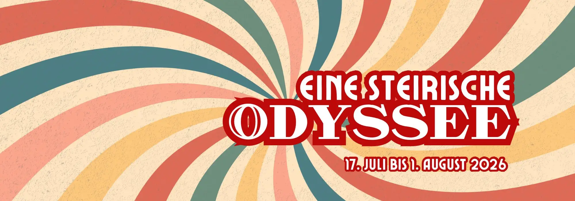 Wildoner Schlossbergbühne Sujet der Sommerproduktion 2026 "Eine Steirische Odyssee"